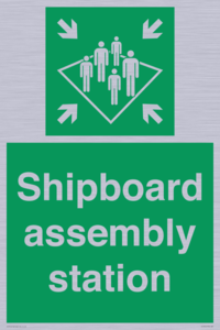 Shipboard assembly station